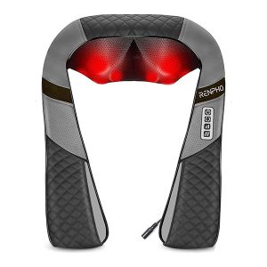 Renpho Back Neck Massager with Heat, Shiatsu Shoulder Massager-RP-SNM061-BK
