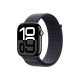 Apple Watch Series 10 GPS 46mm Jet Black Aluminium Case With Jet Black Sport Loop