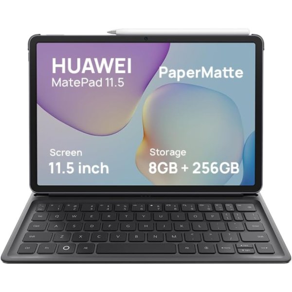 Huawei MatePad 11.5 2025 Space Gray PaperMatte Edition 8GB RAM 256GB WiFi Middle East Version with Free Keyboard